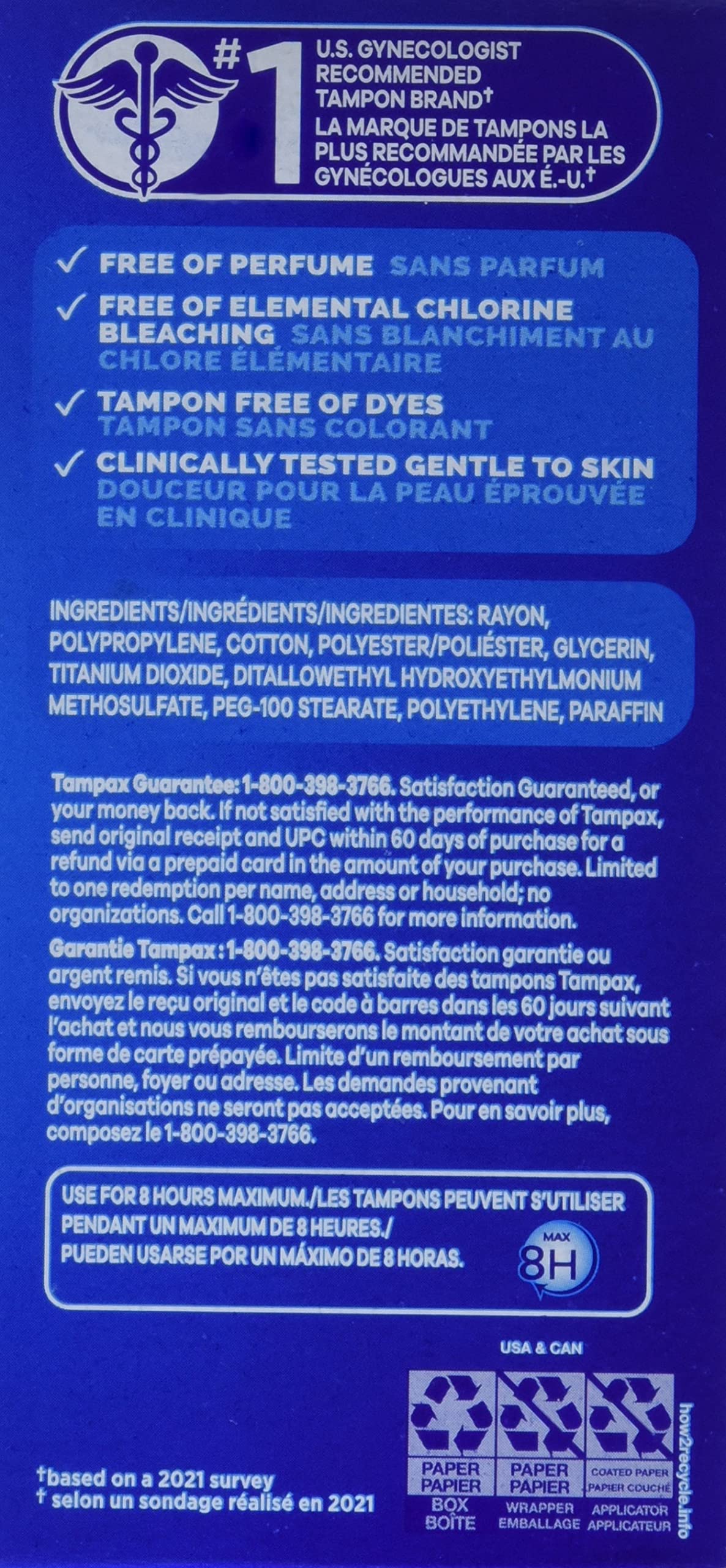 Cardboard Applicator Tampons by Tampax – 40 Count (Pack of 1), Cotton, Model 7301024751