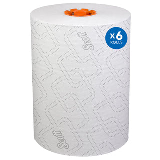 Scott Professional Slimroll Hard Roll Towels, Bulk, 6 Rolls x 580' (47035)