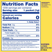 SPLENDA Pack of 1200 / Splenda / 1 Stevia