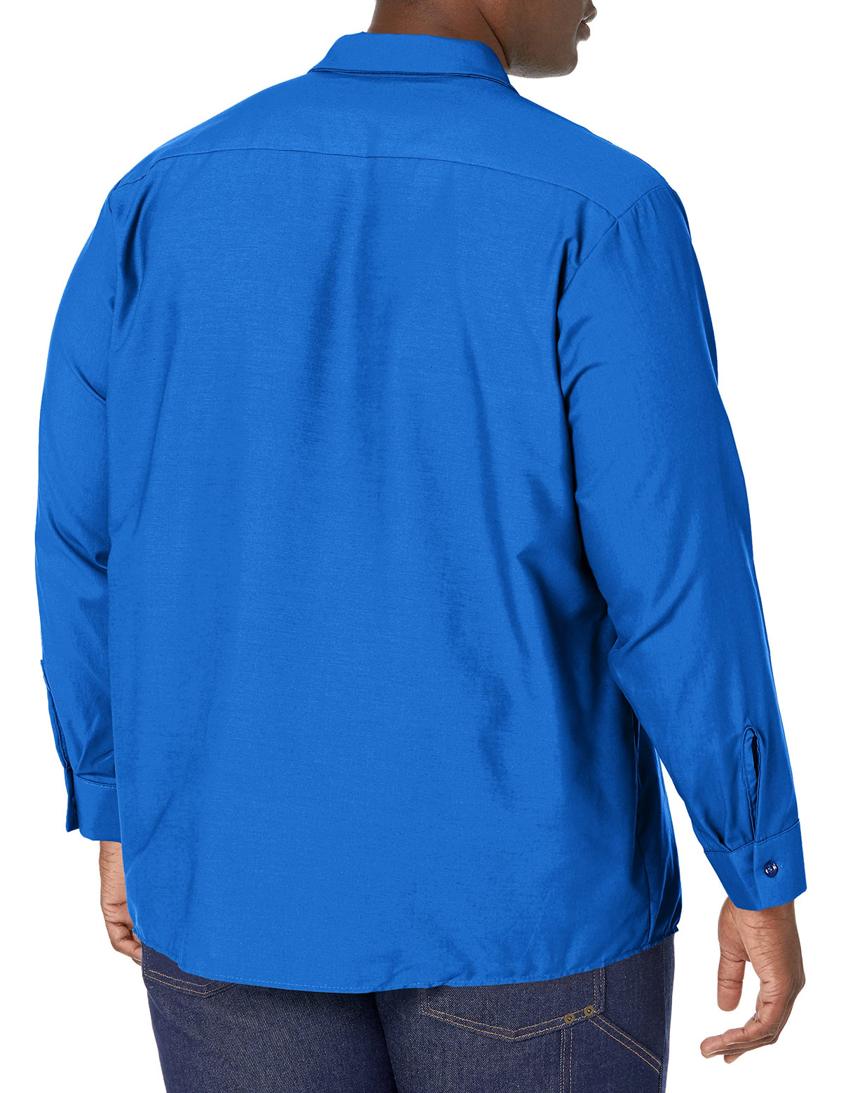 Long Sleeve Industrial Solid Work Shirt Royal Blue Small - 5 Pack by Red Kap – Royal Blue, Pack of 5, Model SP14