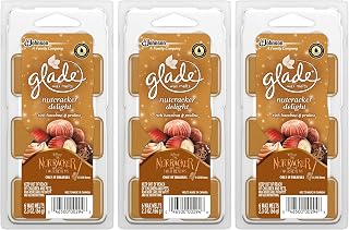 Glade Wax Melts Air Freshener - Holiday Collection 2018 - Nutcracker Delight - Net Wt. 2.3 OZ (66 g) Per Package - Pack of 3 Packages