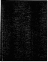 Blueline A7BLK Executive Notebook College/Margin Rule 9 1/4 x 7 1/4 White 150 Sheets