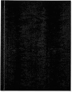Blueline A7BLK Executive Notebook College/Margin Rule 9 1/4 x 7 1/4 White 150 Sheets