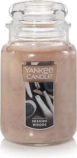 Yankee Candle Seaside Woods Scented Classic 22oz Large Jar Single Wick Candle Over 110 Hours of Burn Time