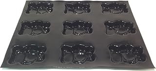 Sasa Demarle FP 02056 Flexipan Origine 13 Inch x 18 Inch with 9 Teddy Bear Indents, each 2.18 Inch x 3.5 Inch