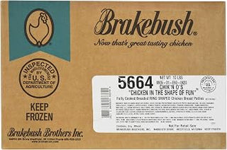 Gold N Spice Chik N Hoops Breaded Chicken, 10 Pound -- 1 each.
