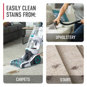 SmartWash Automatic Carpet Cleaner by Hoover – 1 gallons, Turquoise, Model FH52000-cr