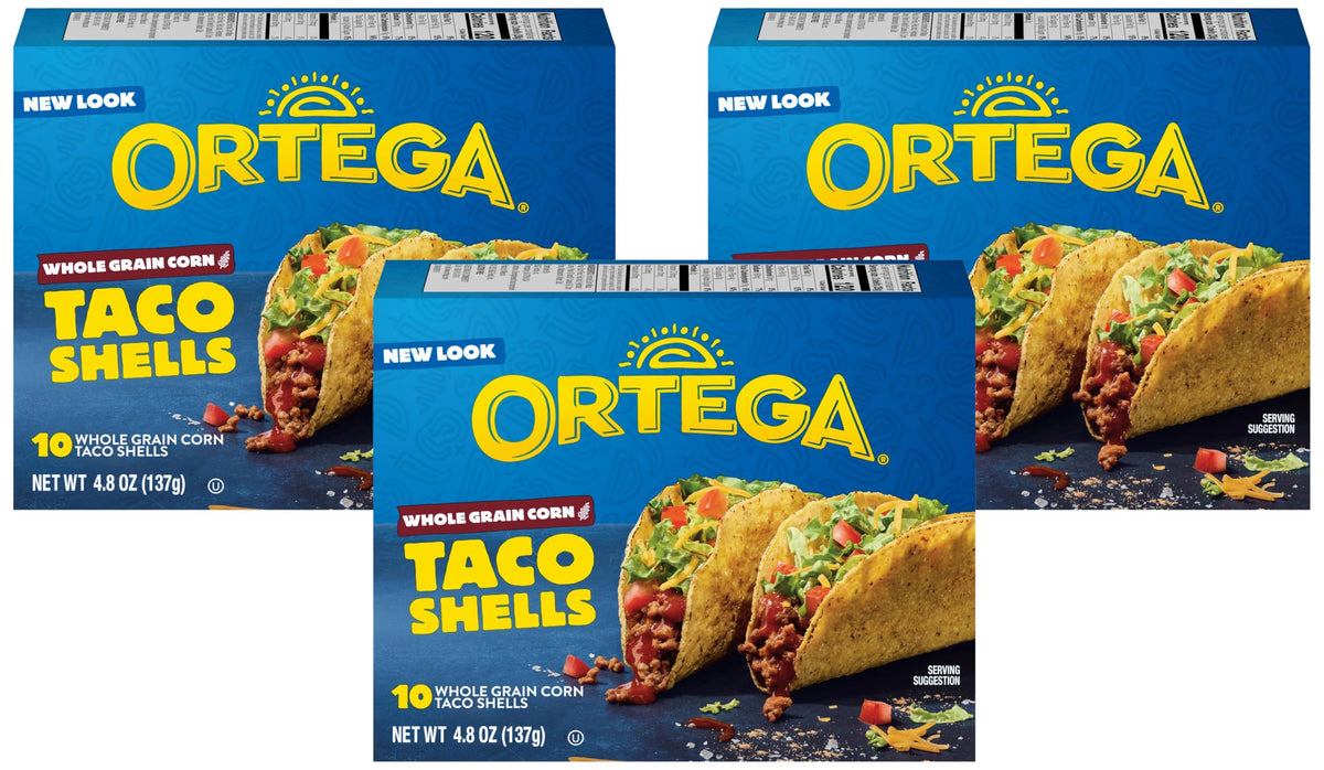 Ortega Whole Grain / 10 Shells (Pack of 3) / 3 Tortilla