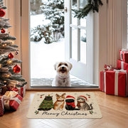 Baccessor Christmas Doormat, 17 x 29 Inches, Four Cats