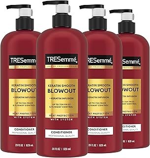 TRESemmé Keratin Smooth Conditioner 28 oz 4 ct | for Frizzy Hair Formulated with Lamellar-Discipline™