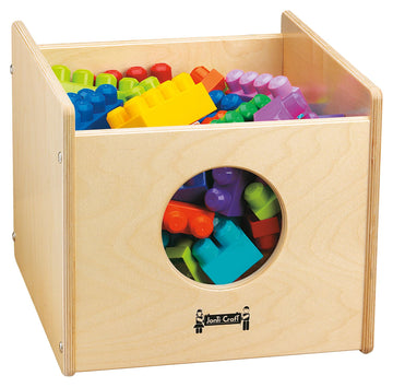 See-n-Wheel Bin by Jonti-Craft – acrylic, Yellow, Model 3926JC