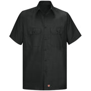 Red Kap Small / Black / Solid Rip Stop Shirt Tops