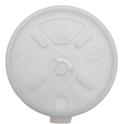 Translucent Lift N' Lock Straw Slotted Lid by DART – 16 oz., 16.0 ounces, Plastic, Translucent, Pack of 1000