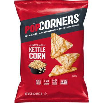 Popped Corn Snack Chips by Popcorners – 60 Ounce (Pack of 1), Pack of 12