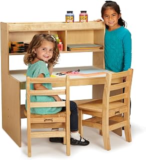 Jonti-Craft Dual Writing Desk,Gold