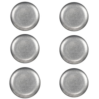Moab Stainless Steel Coupe Dinnerware by 10 Strawberry Street – 11.75", Stainless Steel, Pack of 6, Model MOAB-24-CP-6