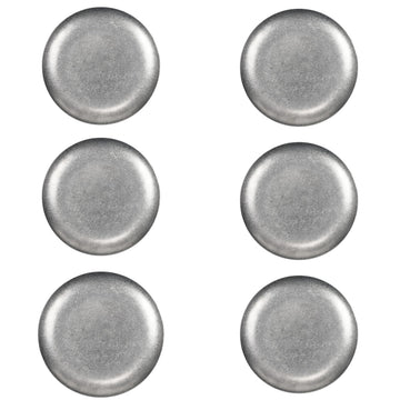 Moab Stainless Steel Coupe Dinnerware by 10 Strawberry Street – 11.75", Stainless Steel, Pack of 6, Model MOAB-24-CP-6