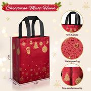 STYPOP Christmas Gift Bags, 16 Pack Medium with Tissue Paper, Christmas-16 Pack