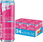 Red Bull Sugarfree Energy Drink, White Peach, Peach Edition