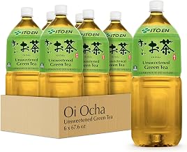 ITO EN Oi Ocha Green Tea, Sugar Free, 2 Liter Bottle, 67.6 Ounce (Pack of 6)