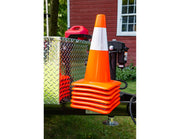 Buyers Products Traffic Cone Holder for Truck by Buyers Products Company – Vertical Mount, Alloy Steel, Black, Model TCH10V