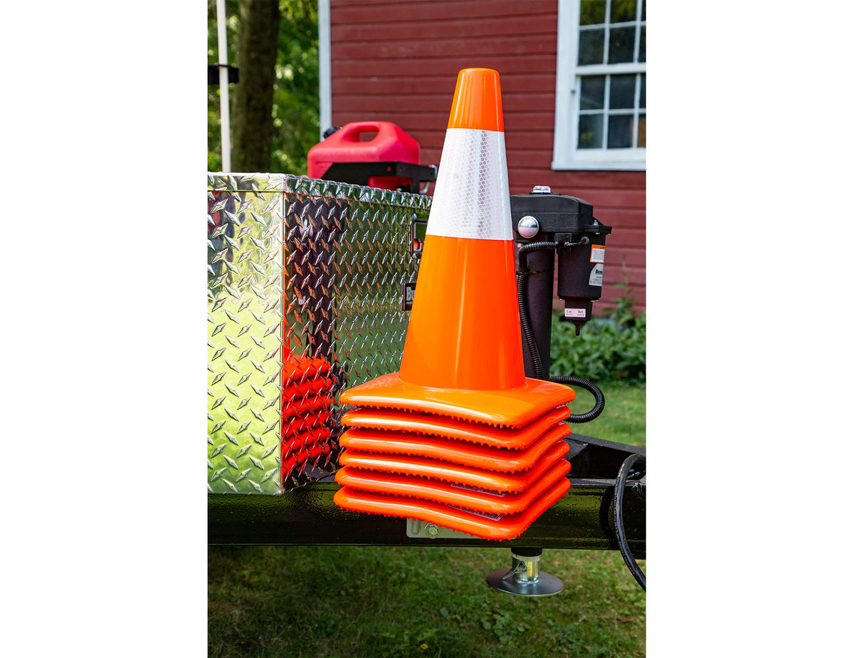 Buyers Products Traffic Cone Holder for Truck by Buyers Products Company – Vertical Mount, Alloy Steel, Black, Model TCH10V