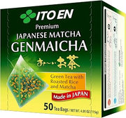 ITO EN Oi Ocha Premium Japanese Matcha Genmaicha Green Tea - Tea Bags, 50 Count (Pack of 1)