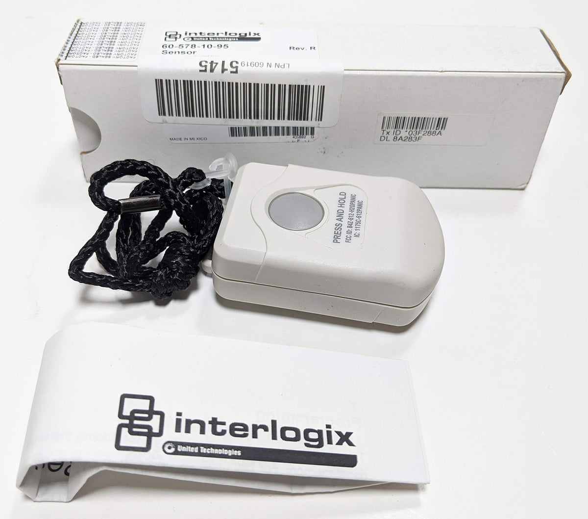 NX475 -, ITI, Caddx Wireless Panic Pendant by GE – Model 60-578-10-95