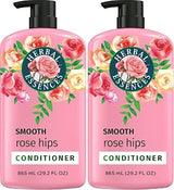Herbal Essences Conditioner, Rose Hips- Smooth Collection, Shiny Hair with Vitamin E & Jojoba, Safe for Color Treated Hair, Floral Scent, Cruelty-Free, Dermatologist-Tested, 29.2 Fl Oz (Pack of 2)
