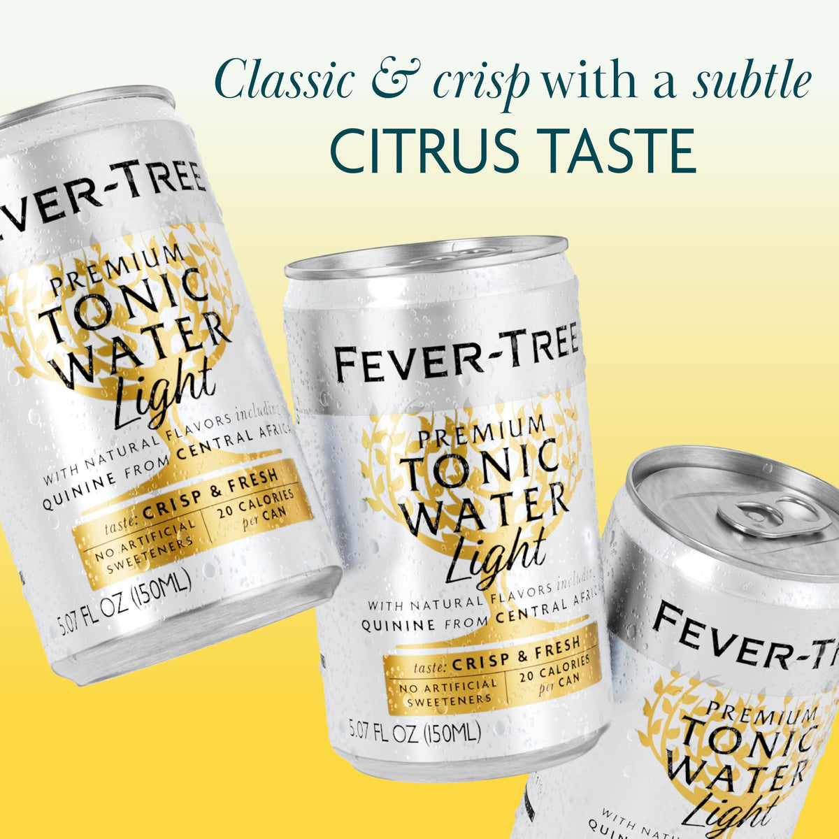 Naturally Light Tonic Water by Fever-Tree – 5.1 Fl Oz (Pack of 8), 5.07 Fl Oz (Pack of 8), Pack of 8, Model 345821
