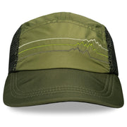 Performance Crusher Hat by Headsweats – One Size, Polyester, Olive/Mountains