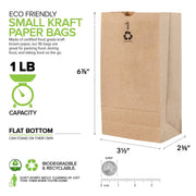Stock Your Home 1 lb / Kraft Brown / 1.0 pounds Bags