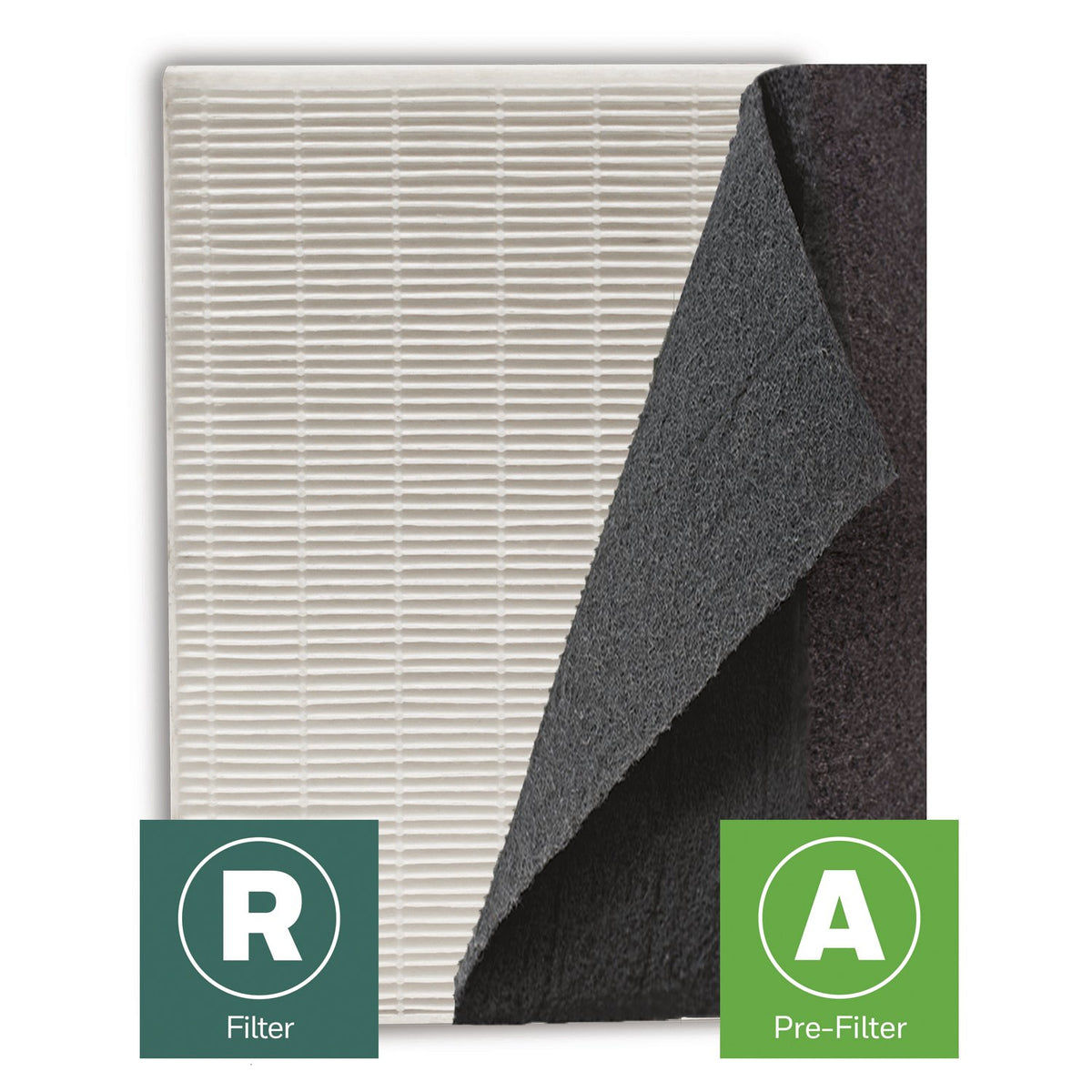 True HEPA Replacement Filter by Honeywell – 1 Count (Pack of 1), Paper, Model HRF-R1C