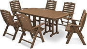 Polywood Nautical Dining Set, Teak