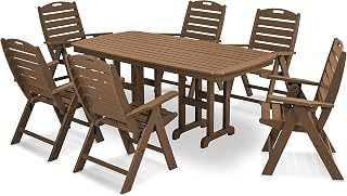 Polywood Nautical Dining Set, Teak