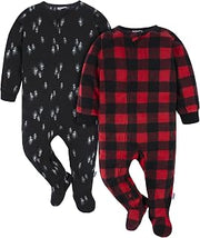 Gerber Baby Flame Resistant Fleece Footed Pajamas 2-pack