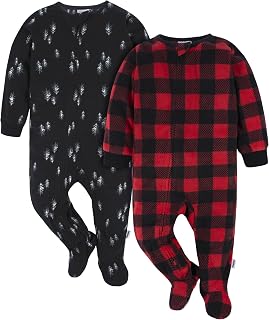 Gerber Baby Flame Resistant Fleece Footed Pajamas 2-pack
