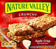 Nature Valley Apple Crisp Granola Bar 12 Bars 8.9 Oz (2 Pack)