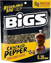 BIGS Sunflower Seeds, Cracked Pepper Flavor, 5.35 oz.