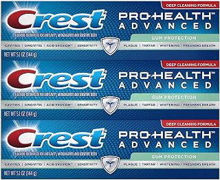 Crest Pro-Health Advanced Gum Protection Toothpaste 5.1 oz(Pack of 3) (Cap May Vary)