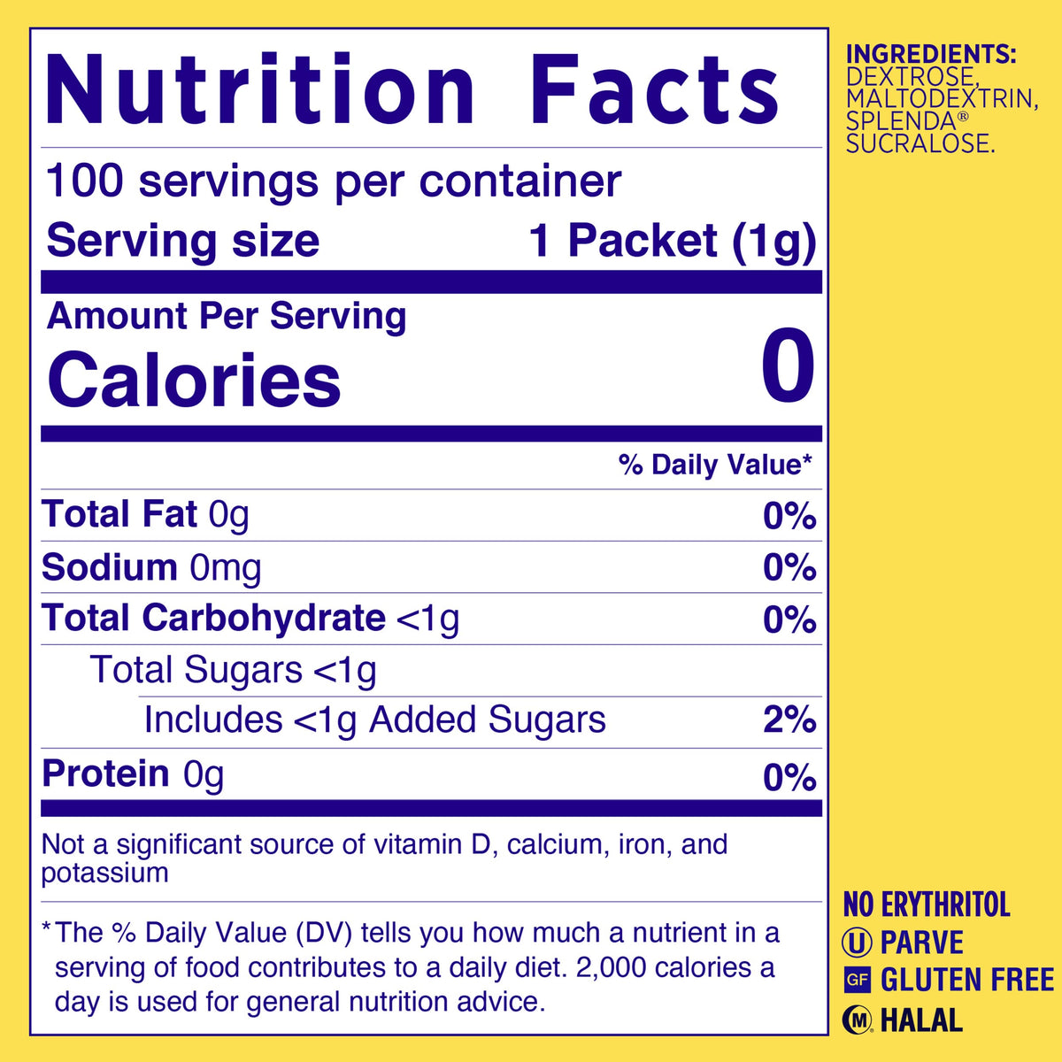 SPLENDA Splenda / 3.5 Ounce (Pack of 2) / Coffee Stevia