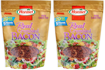 Premium Real Crumbled Bacon by Hormel – 20 Ounce (Pack of 2), Pack of 2, Model HPB12000