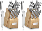 Cuisinart Stainless Steel / 15--Piece (Pack of 2) / 15 Piece Block Set Knife Block Sets