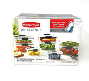 Food Storage Containers with Lids - 16 Piece Set by Rubbermaid – 16 pieces, 4.7 cups, Plastic, black, Pack of 16