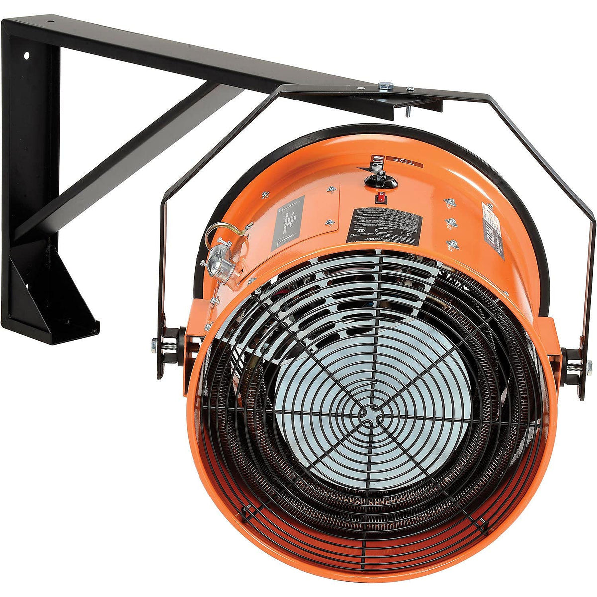 Electric Wall Mount Salamander Heater by Global Industrial – Steel, Orange, Model 653568
