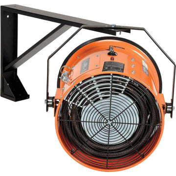 Electric Wall Mount Salamander Heater by Global Industrial – Steel, Orange, Model 653568