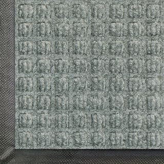 WaterHog Commercial-Grade Entrance Mat, Indoor/Outdoor Floor Mat 8' Length x 4' Width, Medium Grey by M+A Matting