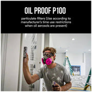 particulate filters P100 #2091/ by 3M – One Size, Activated Carbon, Pink, Model FBA_51131070009