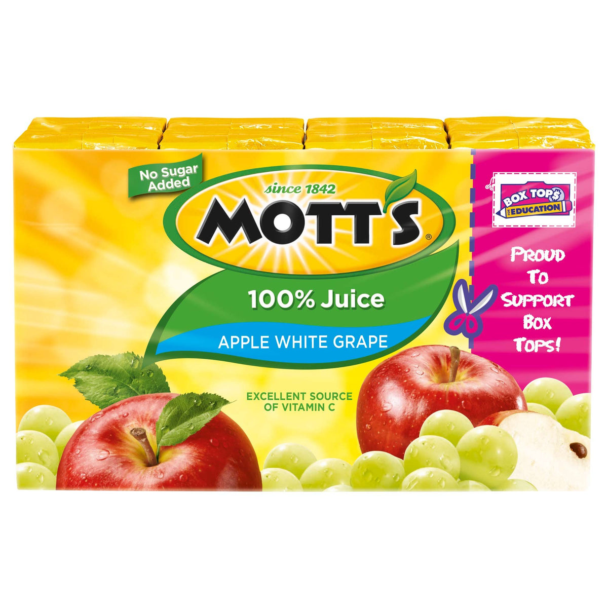 Mott's Apple White Grape / 6.75 Ounce (Pack of 1) / 1 Fruit Juice