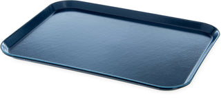 Fiberglass Hospital Fast Food Tray by DINEX – 20" x 15" x 0.5", Blue, Model DX1089M50